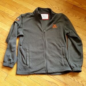 Minnesota Gophers Fleece Full Zip Jacket Size S
